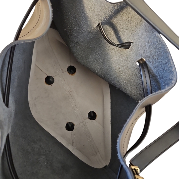 Vince Camuto Leather Leila Drawstring Bucket Bag - Picture 9 of 10